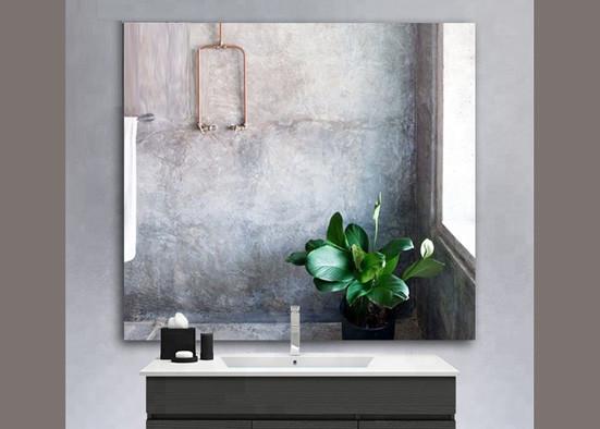 Fashion Silver Framed Bathroom Mirrors Thickness 3~6mm For Interior Decorative
