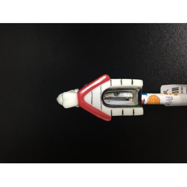 Snooby Vinyl pencil Plastic Daily Productwith a white house red roof pencil sharpener for children made of PVC