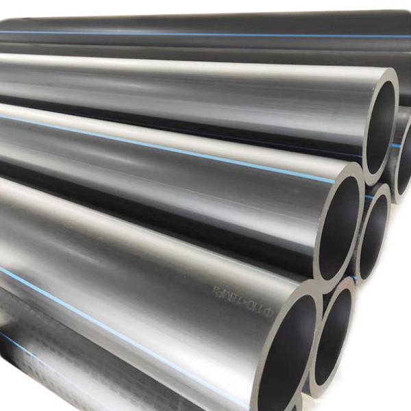 Pe водоснабжения трубы дренажа полива HDPE пластиковое пускает черное по трубам