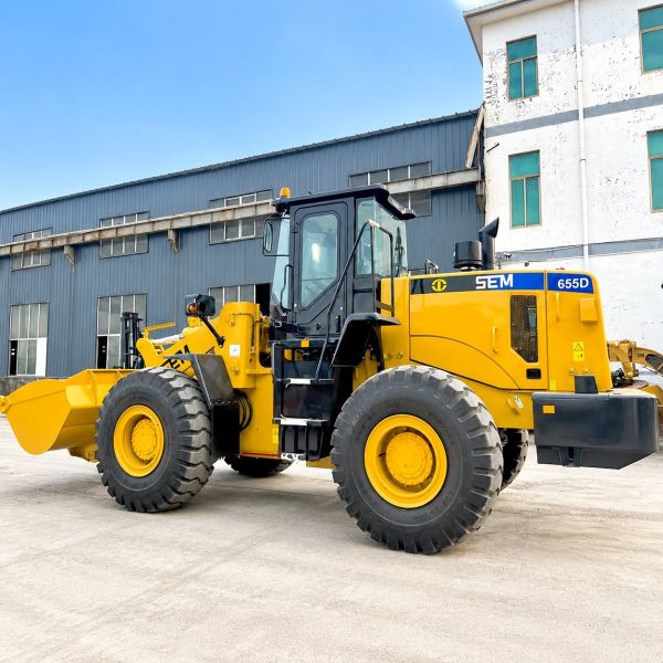 5 Ton SEM 655D Wheel Loader with 3m3 Rock Bucket for Coal Gold Mining Hot Sale in South Africa