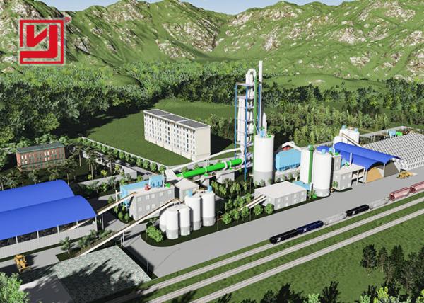 YUHONG Cement Rotary Kiln Equipment , Cement Production Line For Lime / Gypsum