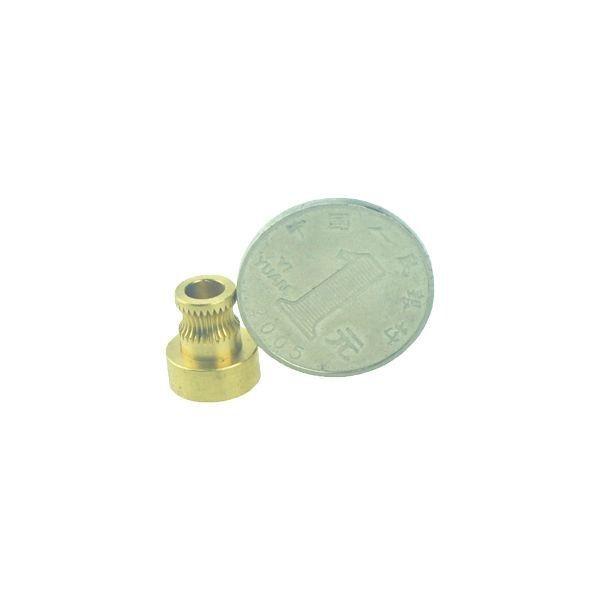 5mm Steel 3D Printing Kits , Brass Feed Squeeze Wire Wheels