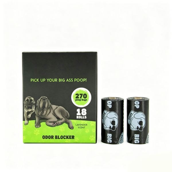 Outdoor Dog Pet Waste Bag Custom Tear Resistant 0.02-0.1mm Thickness