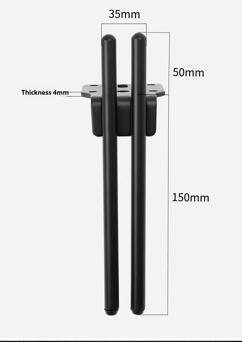 Wanjusheng Wholesale Furniture Accessories Metal Furniture Legs for Sofa Bed Foot Cabinets & Tea Tables