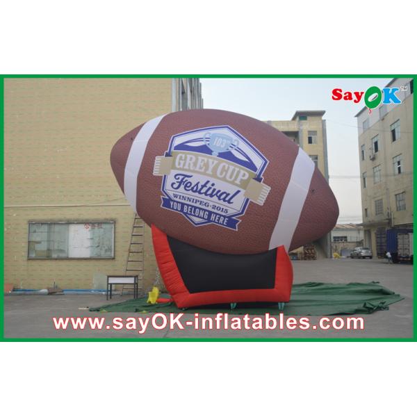 Выдвиженческая раздувная модель шарика рэгби трофея чашки слова шариков рэгби раздувная