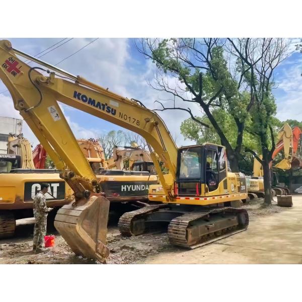 110KW Color original Japón Kumatsu Excavadora de rastreo PC200 con piezas originales