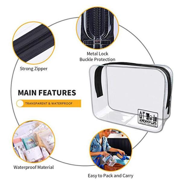 4 Various Sizes Suitcase Packing Cubes For Travel