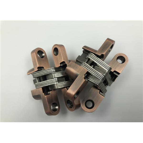 Bisagras de puerta ocultadas resistentes de cobre antiguas de 180 grados para la puerta del guardarropa