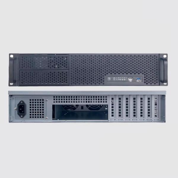 2U Serveur Casse 430*650*88mm 2U-Q2L Serve châssis avec 3 ventilateurs 8025 Ventilateurs Processeur Serveurs de fréquence principale Moule privé NO