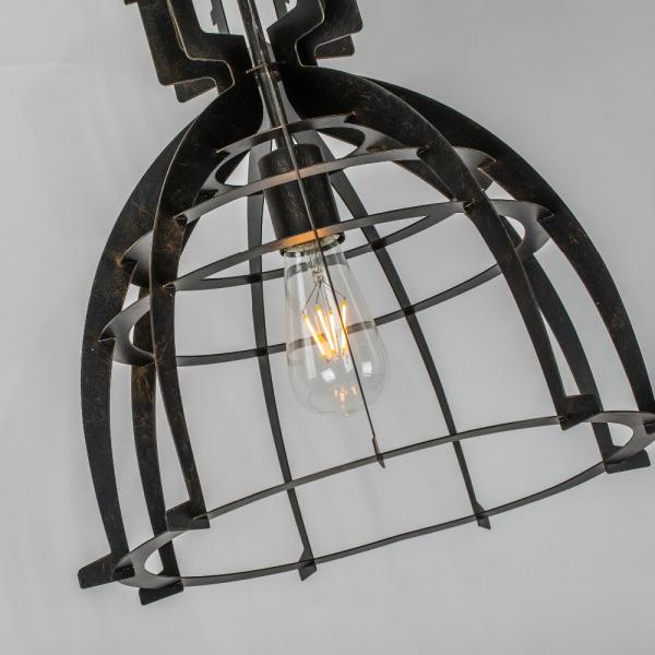 Black Metal Vintage Set Bar Industrial Pendant Lamp