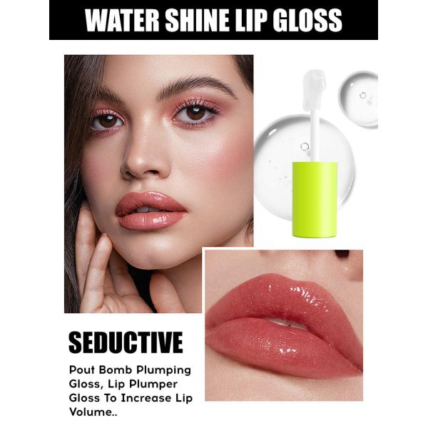 Lucency Plump Lip Gloss for Women 8 color Transparent lip glaze Lady's Lip Makeup