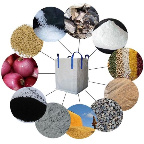 White 1000KG Recycled Jumbo Bag Polypropylene Big Bag For Mineral Sand