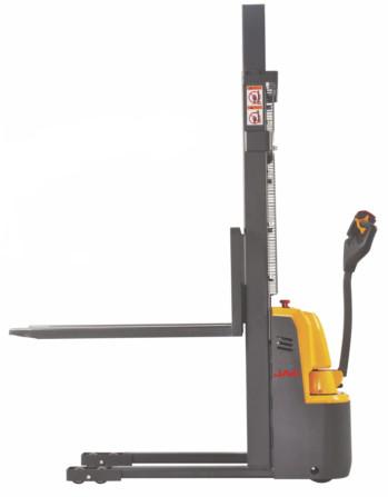 Warehouse Electric Pallet Jack Stacker , 1 Ton Pallet Stacker Forklift 3M Lift Height