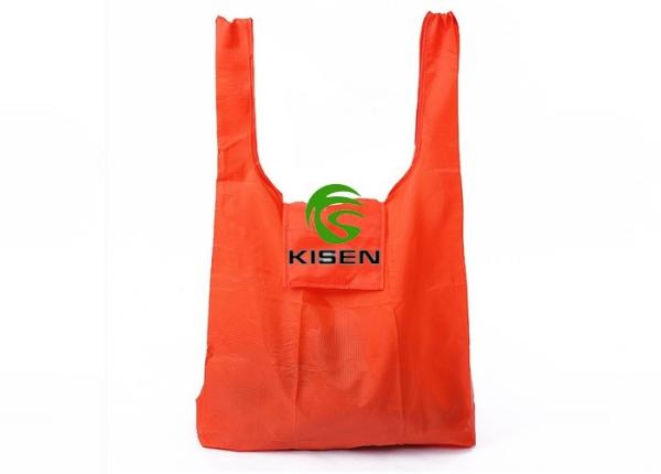 Waterproof Tote Reusable Polyester Shopping Bags For Travel Customized Size