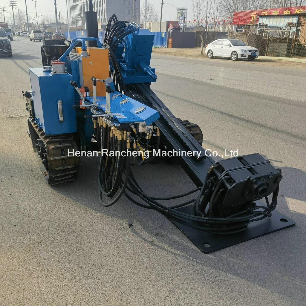 2.2t гидравлический буровой аппарат 160KN тяга 62KW дизельный двигатель