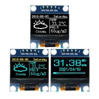 0.96 pouces 128x64 Dot Matrix OLED Module d'affichage à 4 broches Interface I2C
