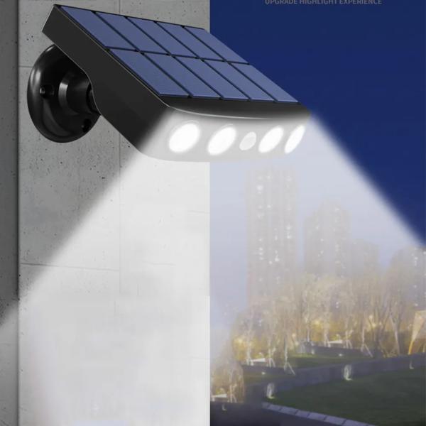 3000k - 6000k Lumière solaire murale 100lm/w Sensor PIR Lumière murale pour jardin de patio