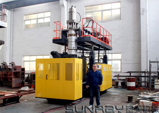160L Open-Top Drum HDPE Blow Moulding Machine 62KW 220V SRB100N