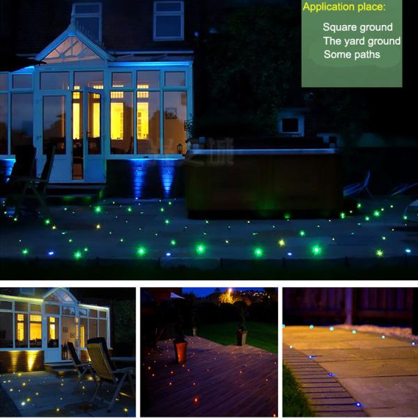 Underground Light LED Outdoor Mini Spotlight 1W 12V Underwater Buried Light Aisle Step Light Waterproof Spot Light