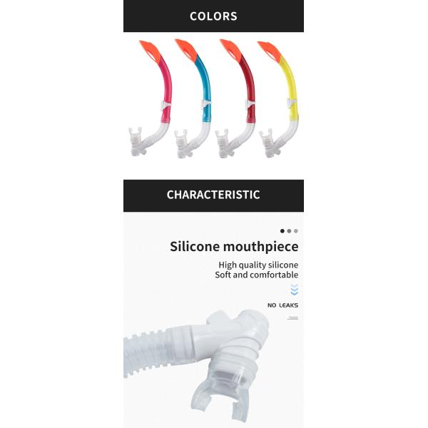 Customized Front Snorkel Swimming Semi Dry For Kids Scuba Diving