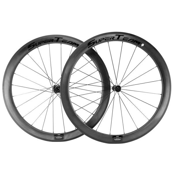 Колесный комплект из углеродного волокна Superteam - это высшее улучшение производительности дорожных велосипедов
