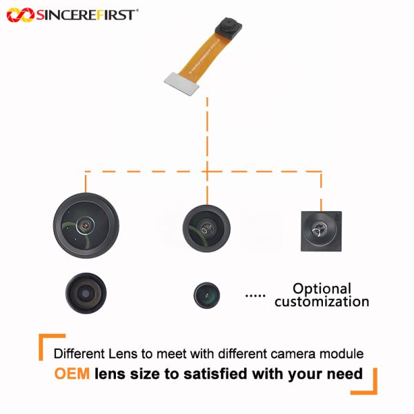 Mini 4K HD CMOS OV08D10 Sensor Night Vision Flexible FPC Camera Module