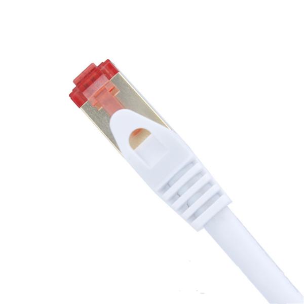 Networking 10G CAT6A 7.5M SSTP Ethernet Cable Solid Bare Copper