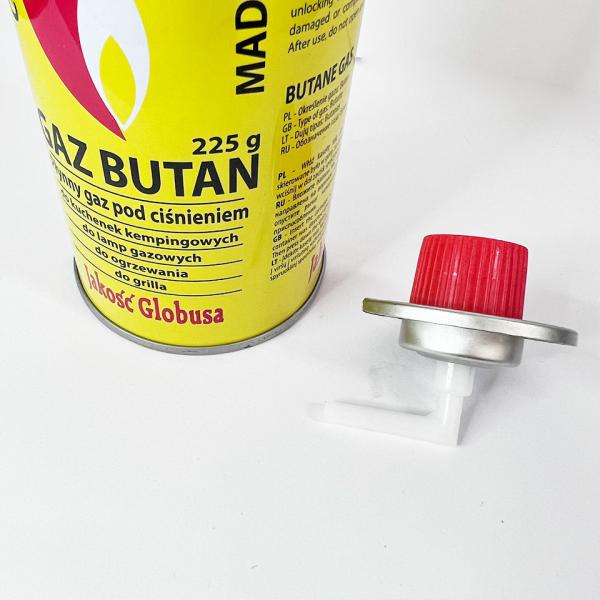 Прочная анти- утечка клапан консервной банки газа 1 дюйма портативный с красными крышками