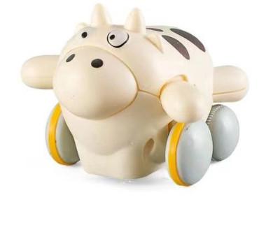 Wholesale Baby Grab Toys Education Rattle Roll Car Cartoon Children′s Toys Baby Toys Inertia Animal Car