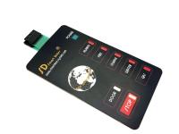Tinta de carbono camada Emi 0,125mm Metal Dome Switch com conector Tail
