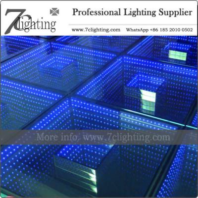 Mirror LED Dance Floor Packages Event Wedding 3D Optical Illusions Dancing Floor