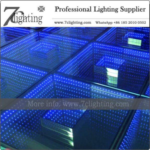 Mirror LED Dance Floor Packages Event Wedding 3D Optical Illusions Dancing Floor