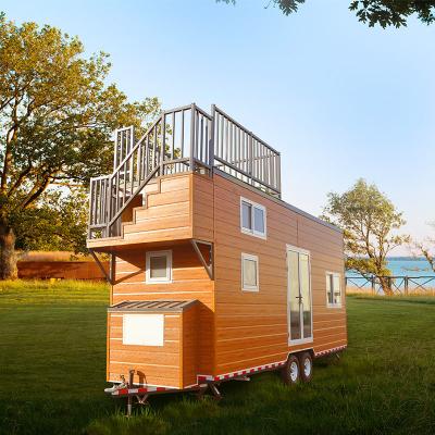 Fábrica Direcet Prefab Tiny Homes On Wheels Casa Trailer Orlando Pronto para embarque para Airbnb