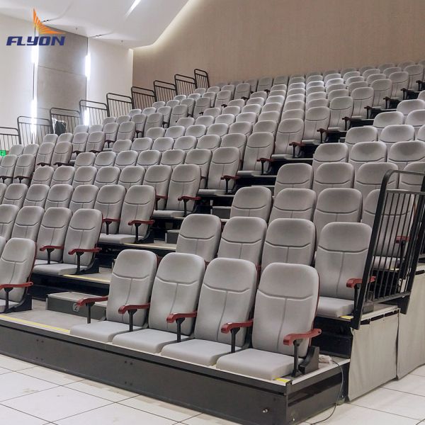 Commercial-Grade Theater Seating with 500 lbs Capacity and BS5852 CAL 117 Fire Rating for Auditoriums