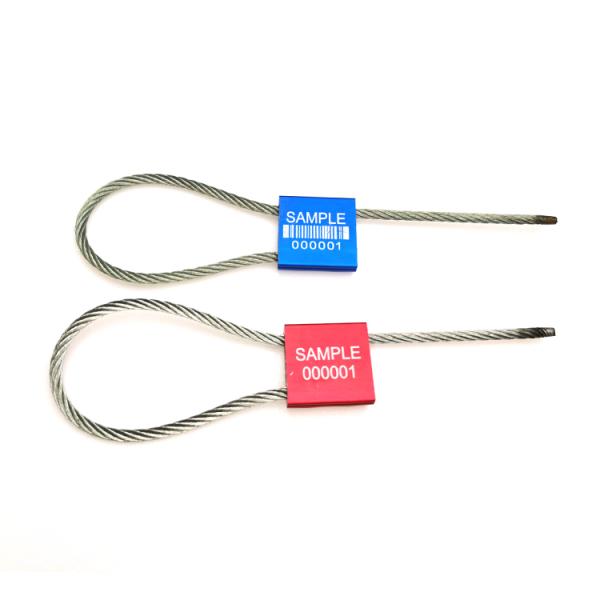 US-CC351 High Security Cable Seals Aluminium Alloy 3.5mm For Trucks