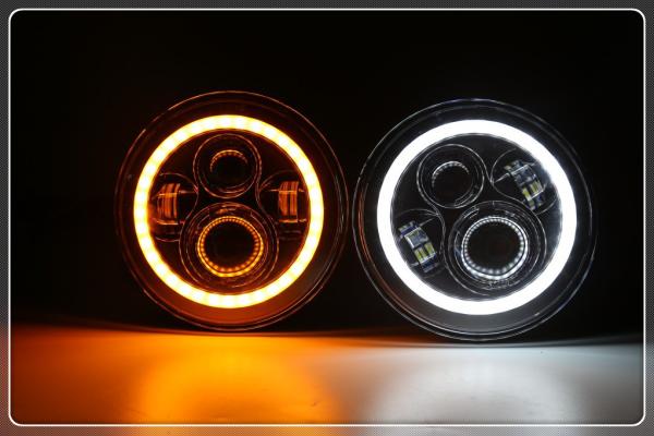 DOT approved 7'' 40W High low beam Jeep wrangler headlight with Daytime running light for Jeep 97-15 Wrangler JK LJ TJ