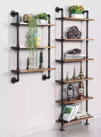 Home Decoration Round Malleable Iron Threaded Steel Pipe Fittings 4 Holes