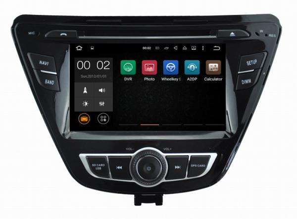 Ouchuangbo 7 inch digital screen radio player android 7.1 for Hyundai Elantra 2014 support DDR3 2GB mirror link 3g wifi