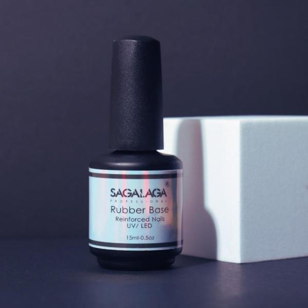 Customs Logo Rubber Base Coat Non-Toxic Clear Base Coat Rubber Gel Polish for Professional Salon and Long Lasting Results