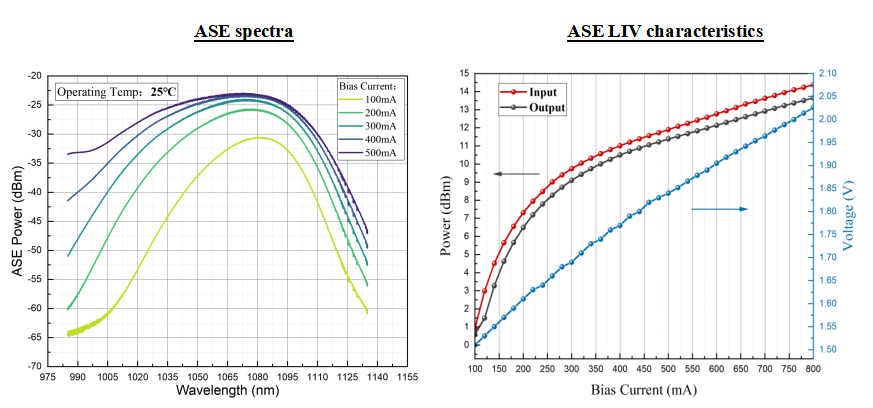1060nm Polarization Maintaining High Gain SOA Semiconductor Optical Amplifier for OCT and Tunable Laser Applications