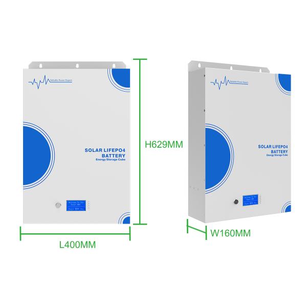 Solar Home Li-Ion Battery Energy Storage Cube - 48V Series (Wall-Mounted)
