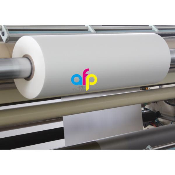 Print Finishing Lamination Bopp Film Roll Glossy / Matt Type EVA Heat Sensitive Layer