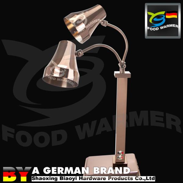 Distinctive Heat Lamp Food Warmer Overload Protection SS 304 Grade Material