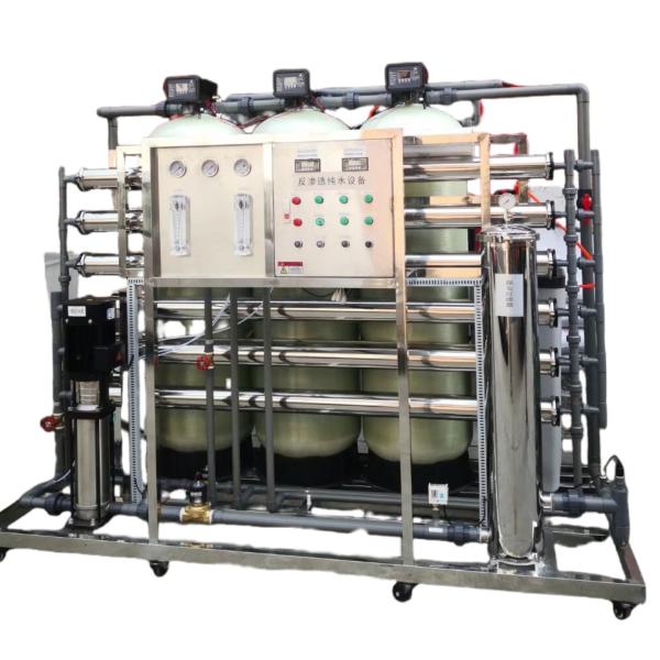 Double Stage Reverse Osmosis Pure Water Treatment System 3000L/H