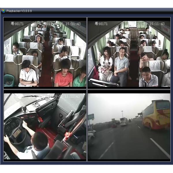 Наблюдение видео камеры рекордера CCTV передвижное DVR шины черного ящика