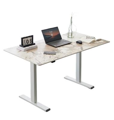 Metal Standing Game Computer Desk with Customizable Rock Plate and Electric Lift