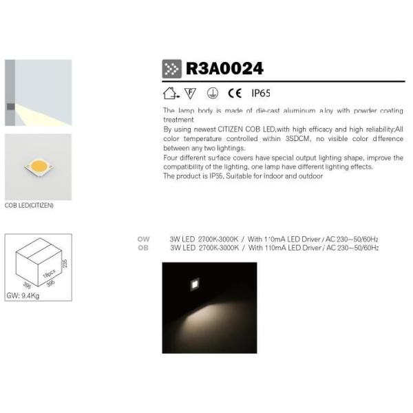 Ip54 220v Outdoor LED Step Lights With Die Casting Aluminum / Led Wall Lamp