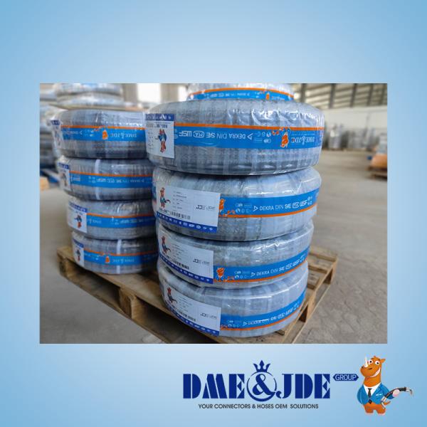 BS EN 1360 2T Textile Braided Fluid Hose 2 Layers High Performance
