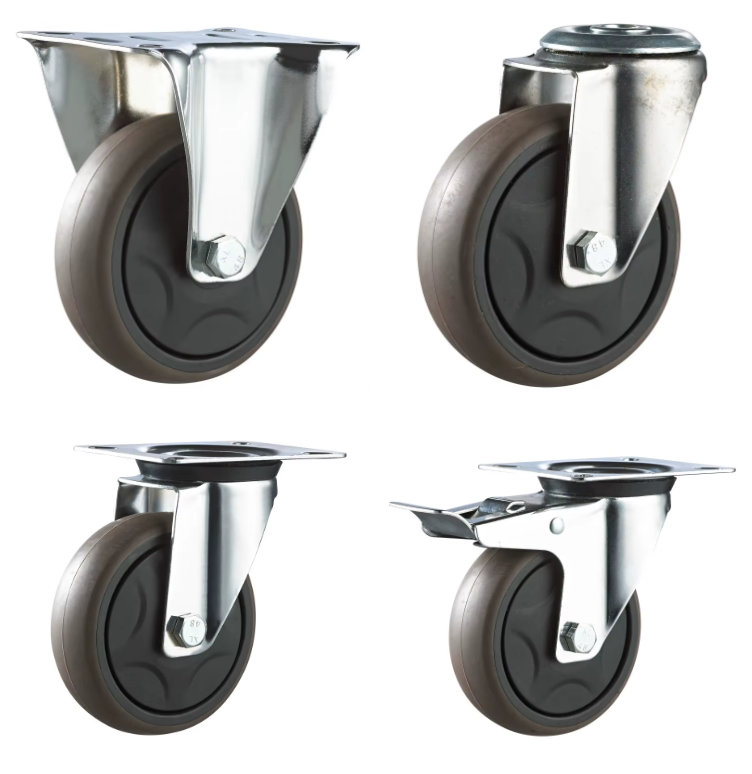 3 / 4 / 5 / 6 / 8 Inch Industrial PP/TPR Caster Wheels