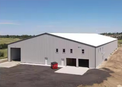 Constructions de stockage en acier préfabriqué de 40x60 résistantes aux intempéries